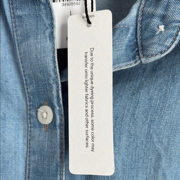 Express Denim Shirt Dress Size Large - Picture 6 of 6